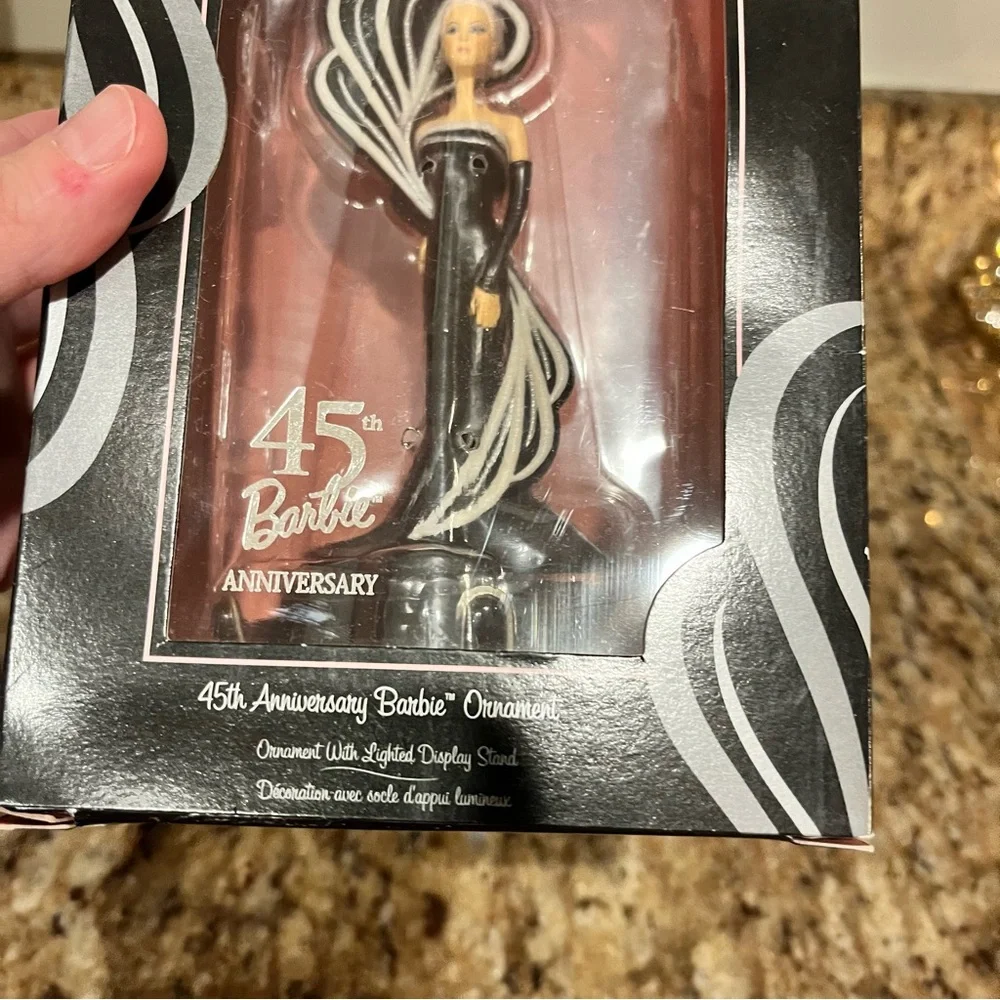 Barbie 45th Anniversary Lighted Fashion Model 2004 Hallmark Keepsake Ornament